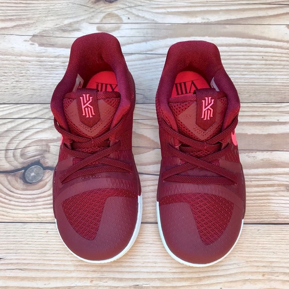 Nike Kyrie 3 (TD) Team Red/Hot Punch-White - Picture 4 of 16
